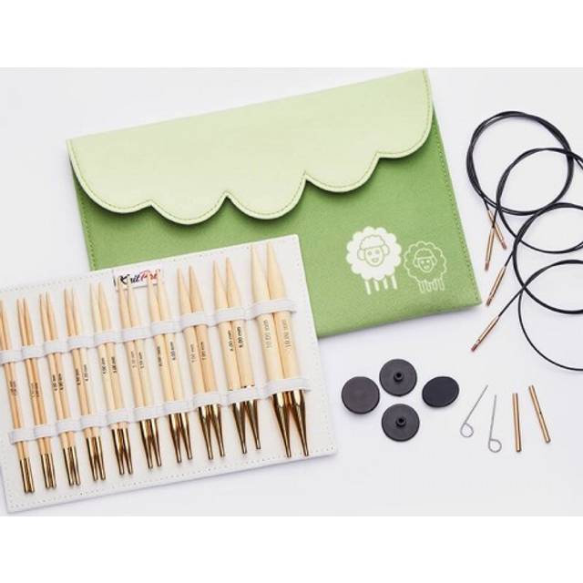 Billede af Knitpro Bamboo Deluxe Udskifteligt Rundpindesæt
